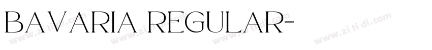 Bavaria Regular字体转换 Bavaria Regular字体转换